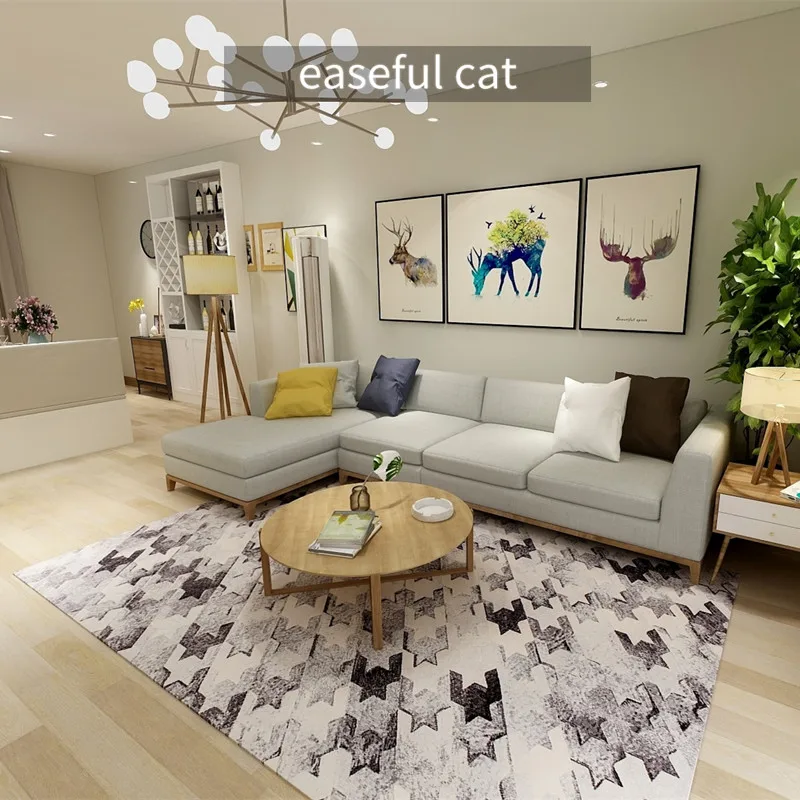 Современная гостиная dingzhi ковер диван спальня светильник и роскошный. | Дом сад