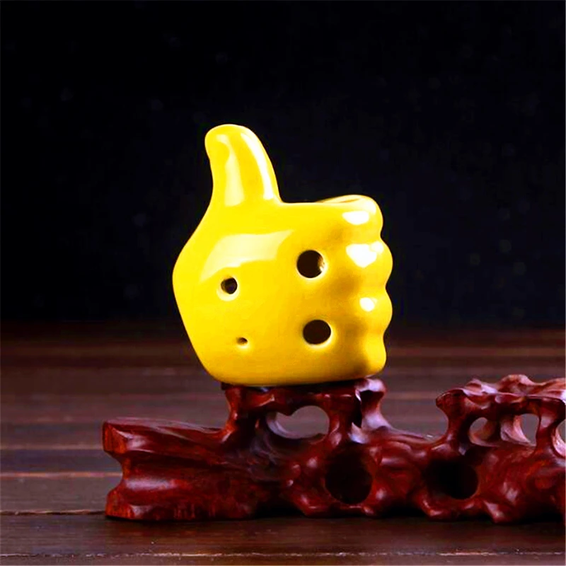 6 отверстий ocarina мультфильм лягушка серия ocarina флейта духовые Музыкальные инструменты Флейта Zelda Керамическая Флейта для детей игрушка ocarina