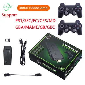 Imported Portable video game console, 4K, 2.4G, wireless control, wireless retro classic video game console, 