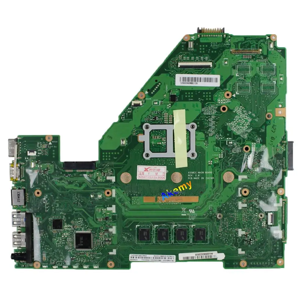 X550CA для ASUS X550 X550C X550CA X550CL материнская плата для ноутбука X550CA материнская плата I7-CPU GM проверка работы оригинальная материнская плата