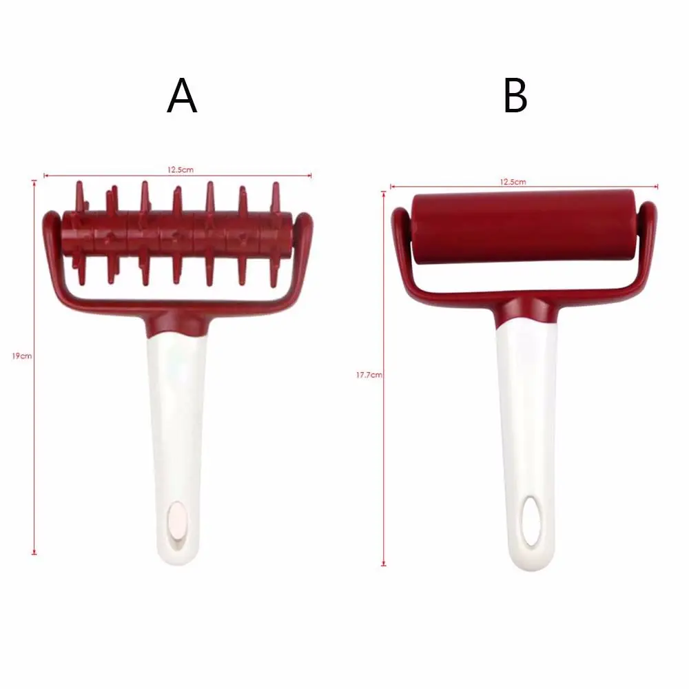 

2 Pieces Of Pizza Dough Rollers Pizza Puncher Dumpling Wrapper Rollers With Handles Labor-Saving Kitchen Baking Utensils