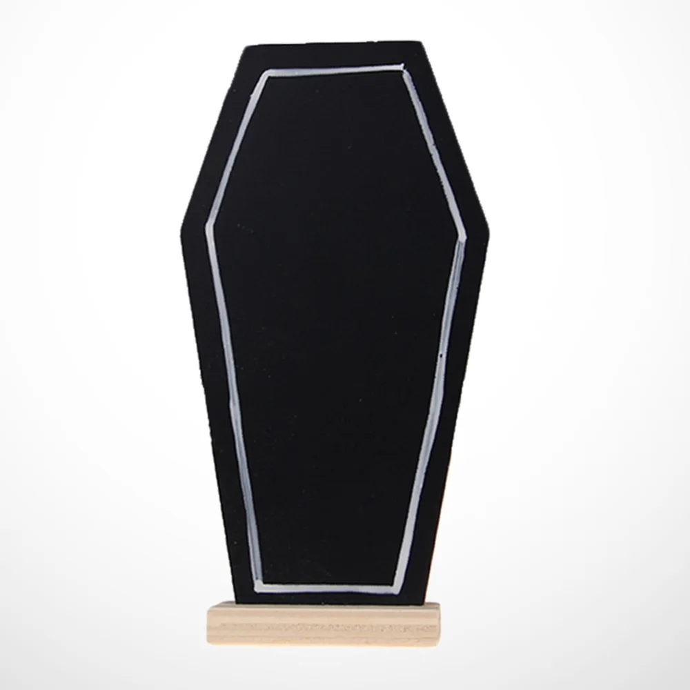 

Tombstone Shape Mini Blackboard Decorative Message Board Vertical Chalkboard for Home Bar