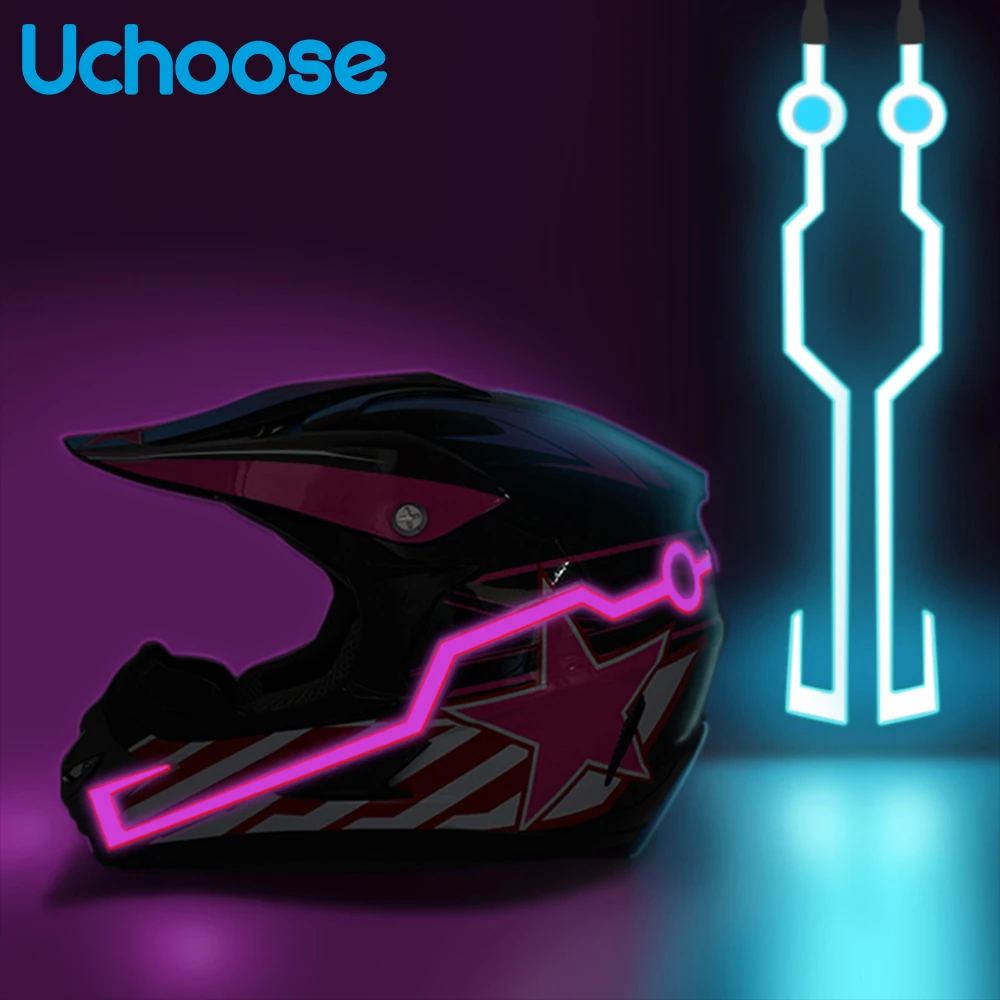 Универсальный 1 Пара мотоциклетный светодиодный ночник для езды на мотоцикле