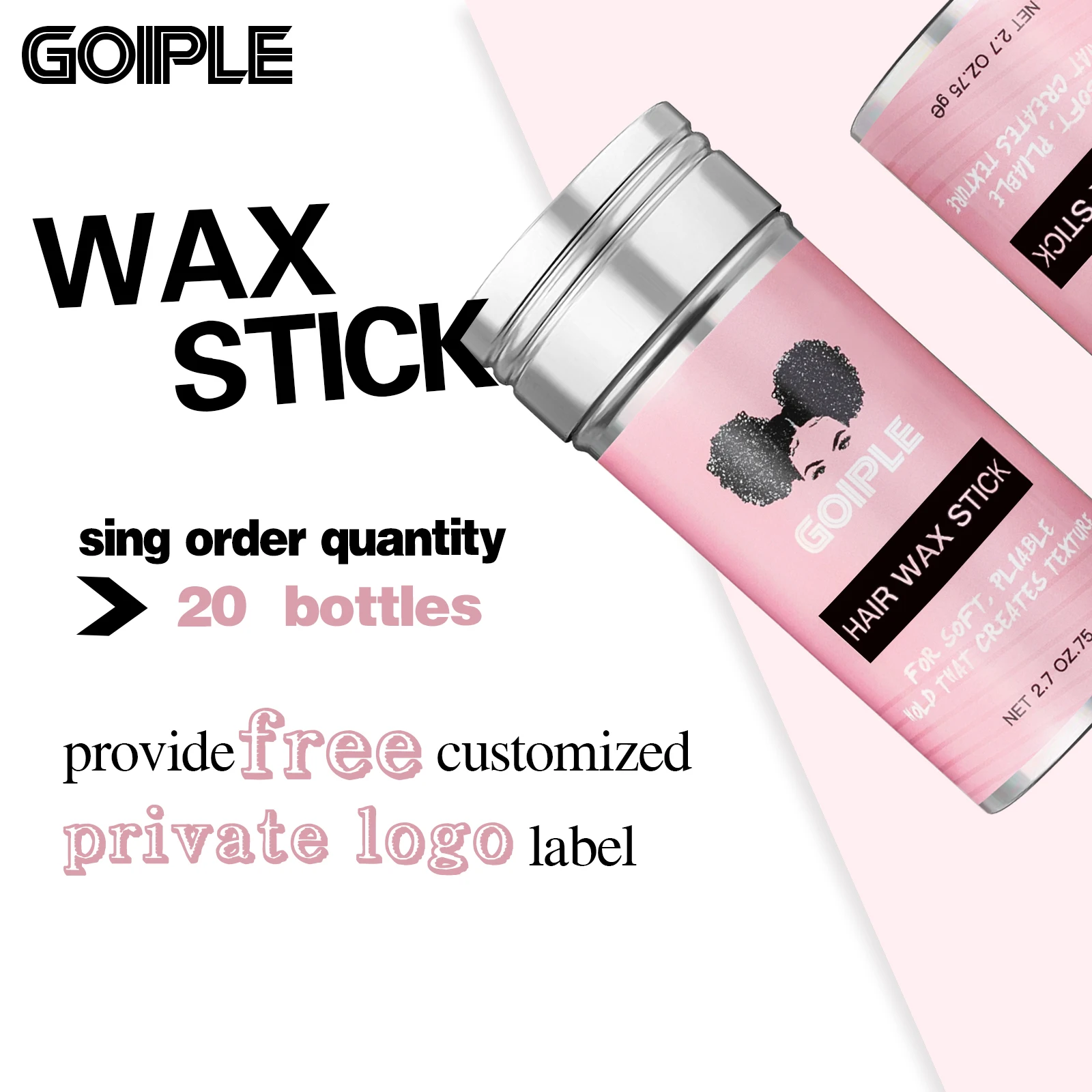 2 7 унции воск для укладки волос с контролем краев гладкая нежирная Восковая