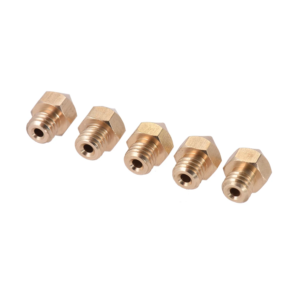 2 шт. латунная насадка для экструдера головка 3D-принтера 0 6 мм выход нити 1 75 и 3