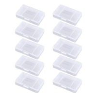 clear plastic game cartridge card box case cover 10pcs games boy advance gbas protective holder storage