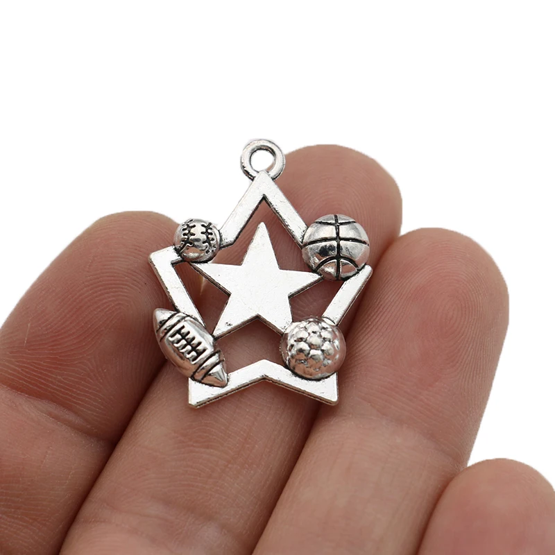 

Подвески JAKONGO для изготовления ювелирных изделий, браслетов, аксессуаров «сделай сам», 30x25 мм, 10 шт.