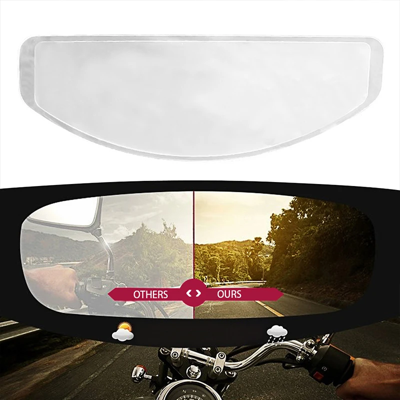 

Universal Motorcycle Helmet Clear Anti-Fog Patch Film For Motorcycle Visor Shield Fog Resistant Lens Film