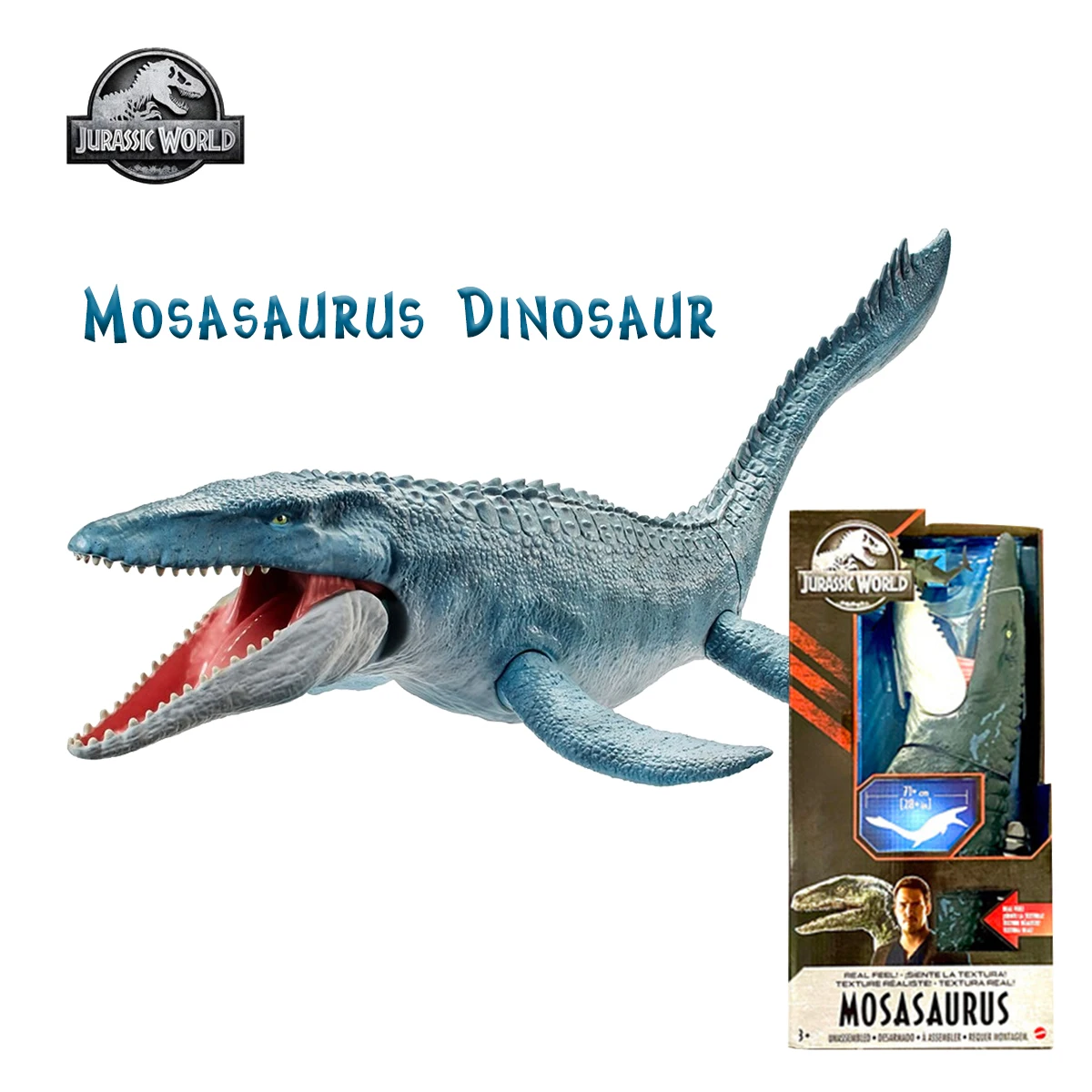 Динозавр Юрского периода Mosasaurus новая версия попавшее Королевство чувствовать