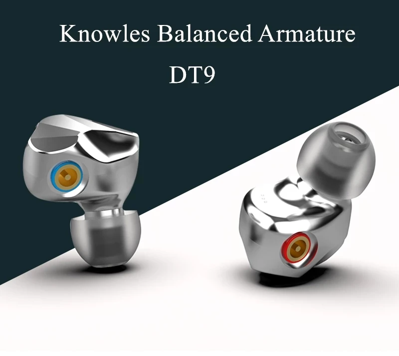Сбалансированные арматурные + динамические гибридные наушники для монитора с