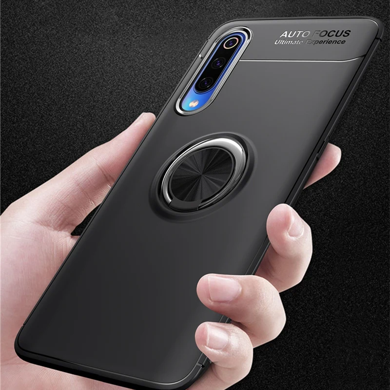 ДЛЯ VIVO V17 Neo чехол с металлическим кольцом на палец Матовый Мягкий ТПУ силиконовый чехол на заднюю панель для VIVO Y7s S1 индийская версия IQOO Neo чехол для телефона