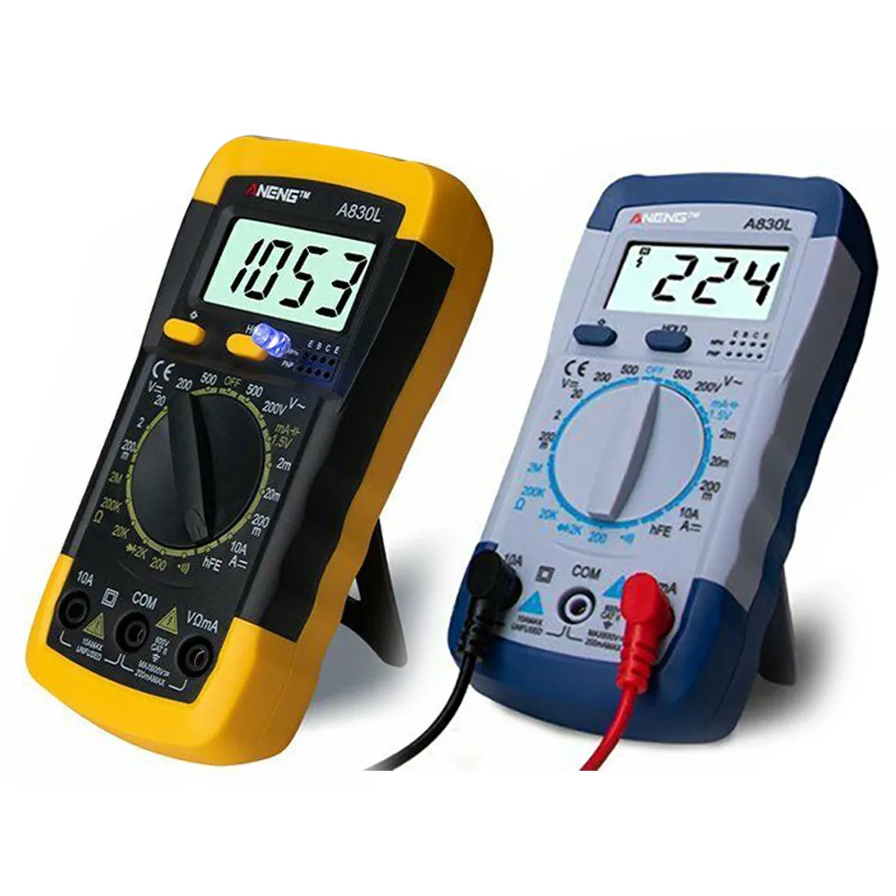

Digital Multimeter Meter Amp Ohm Voltmeter Tester Professional AC DC Ammeter Voltage Indicator Measuring Instrument Electrician