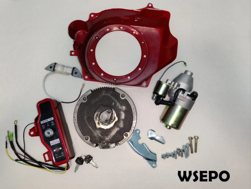 Комплект для сборки электрического пуска (корпус двигателя старта маховика