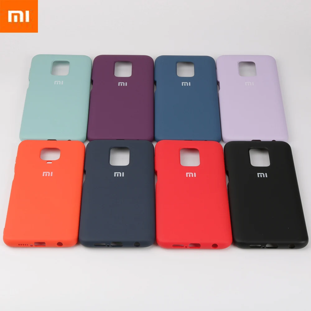 

Original Xiaomi Redmi Note 9 Pro Silky Soft-Touch Liquid Silicone Protective Cover Case For Redmi Note 9 S 9 pro With logo