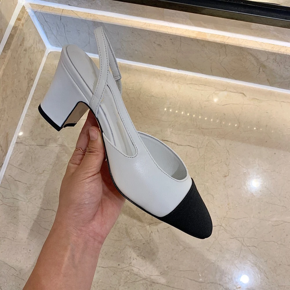 Сандалии женские из натуральной кожи роскошный брендовый дизайн классический