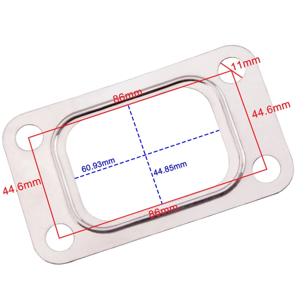 Прокладка для T3 турбо фланец впуска 304 из нержавеющей стали T34 T35 T38 GT35| |