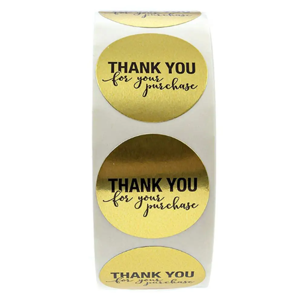 500 шт круглая наклейка из золотистой фольги бумажное полотенце корпоративная