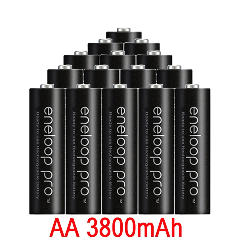 12 шт. AA батарея основная Pro 3800 MAH 1 2 V Ni MH камера игрушка фонарик предварительно