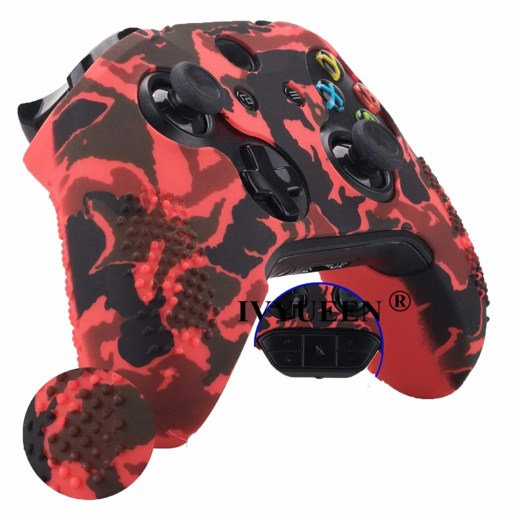 IVYUEEN, 15 цветов, силиконовый чехол для microsoft Xbox One X S, тонкий контроллер, защитный чехол с аналоговой ручкой для большого пальца