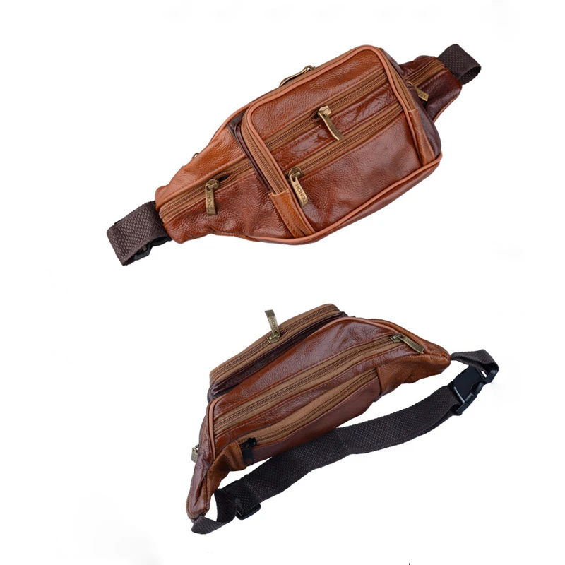 2019 мужские кошельки через плечо байкерские модные черные сумки из натуральной