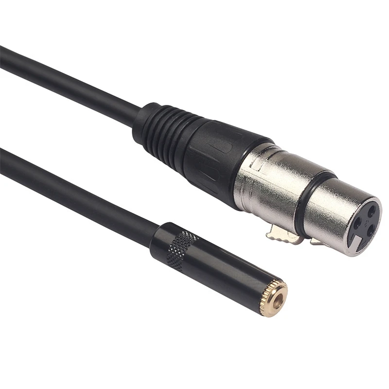 0 3 м провода Pin Xlr до 5 мм ТРС 1/8 дюймов Женская стерео заглушка микрофонный аудио