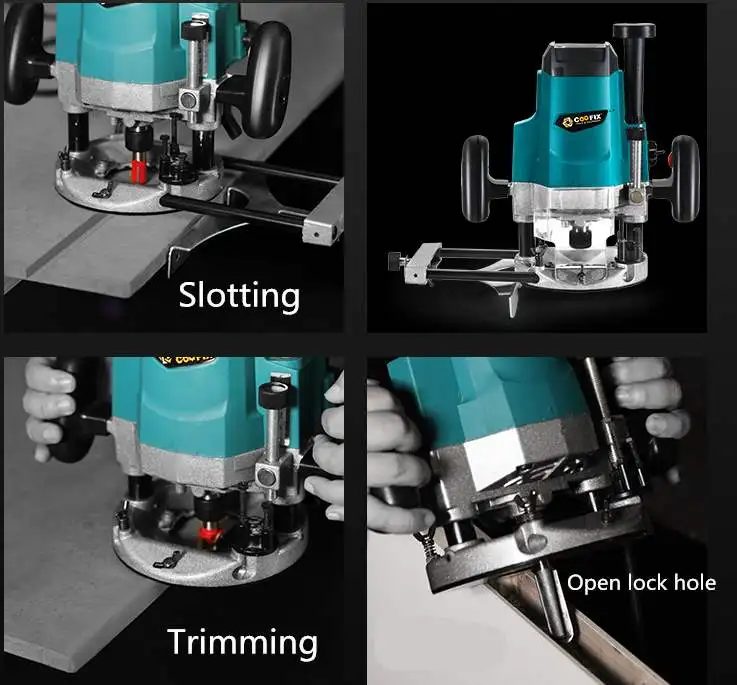 Mini wood cutter machine multi-function electric router milling 220V 1800W | Инструменты