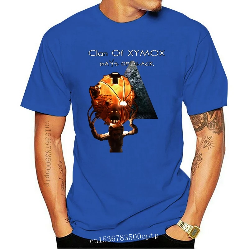 

New Clan Of Xymox-Days Of Black, ROCK MUSIC BAND T-Shirt (BLACK) All Size S-5XL Top Christmas Gifts Tee Shirt