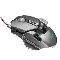 Professional Gaming Mouse 6400 DPI Full Programmable Buttons RGB LED Optical USB Wired Game Mice for Laptop Gamer