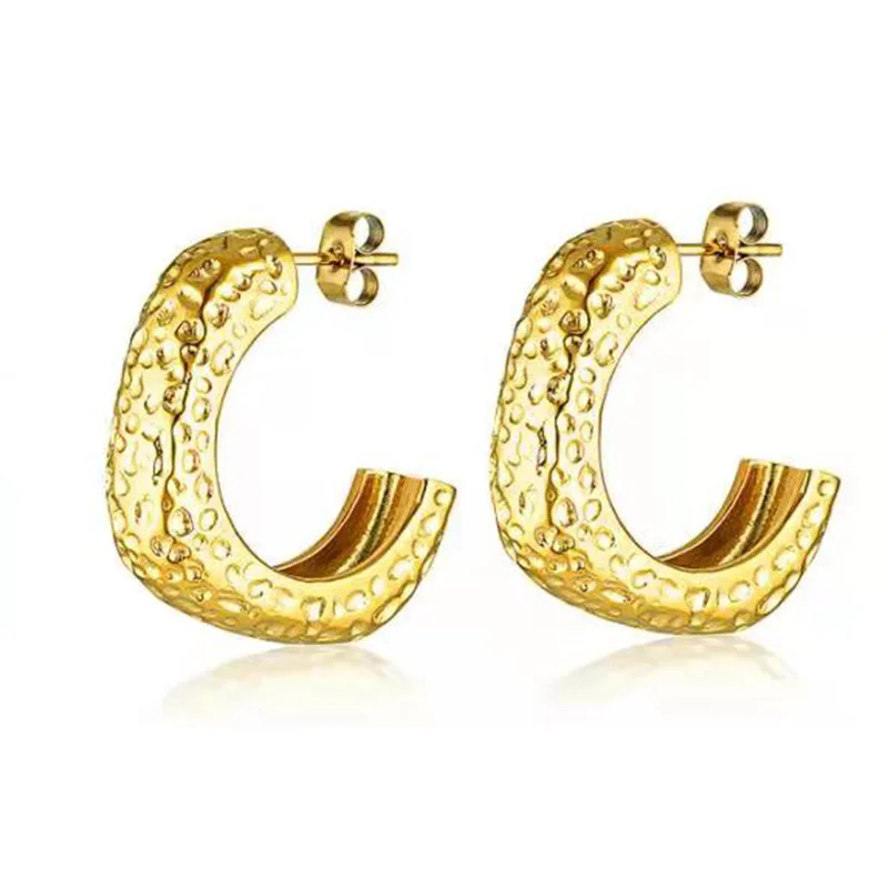 

Квадратные серьги-кольца метеоролита для женщин, серьги с геометрической отделкой, оптовая продажа 2021, товары в минималистском стиле