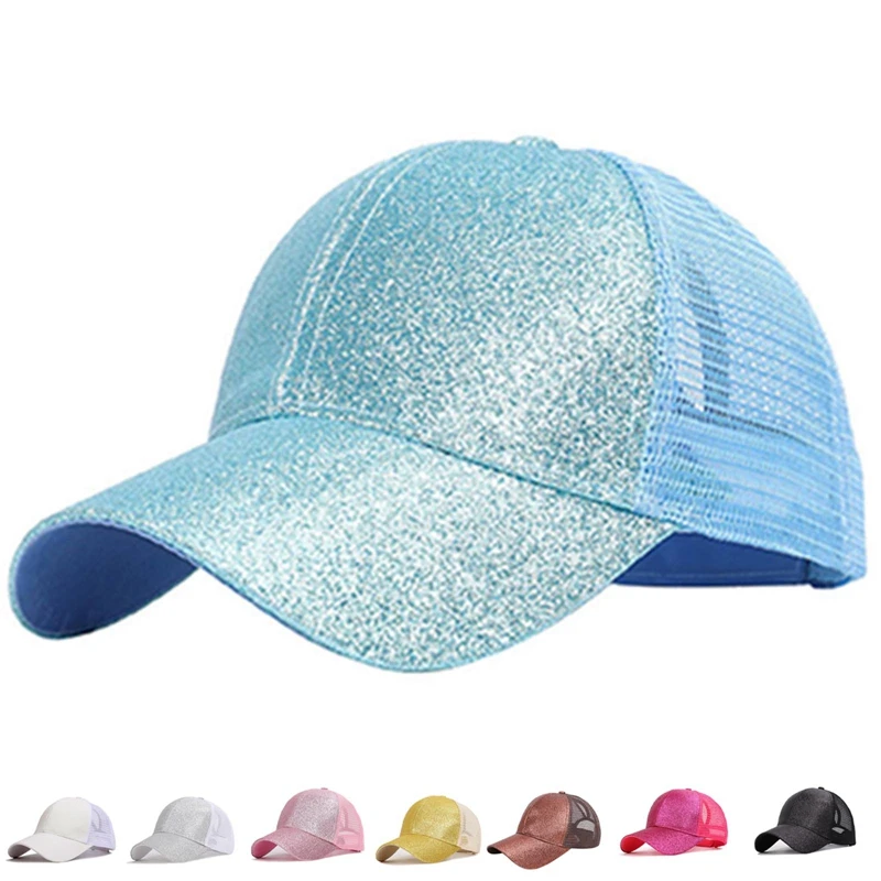 

Baseball Men Women Cap Femme Men Cap Ponytail Baseball Cap Summer Hat Women Sun Sport Mesh Hat Snapback Hip Hop Hat