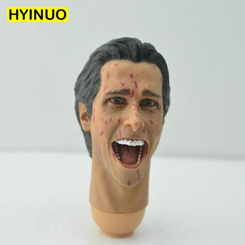 Пользовательские 1/6 масштаб Кристиан Бэйл голова Скульптура Headcarving войны