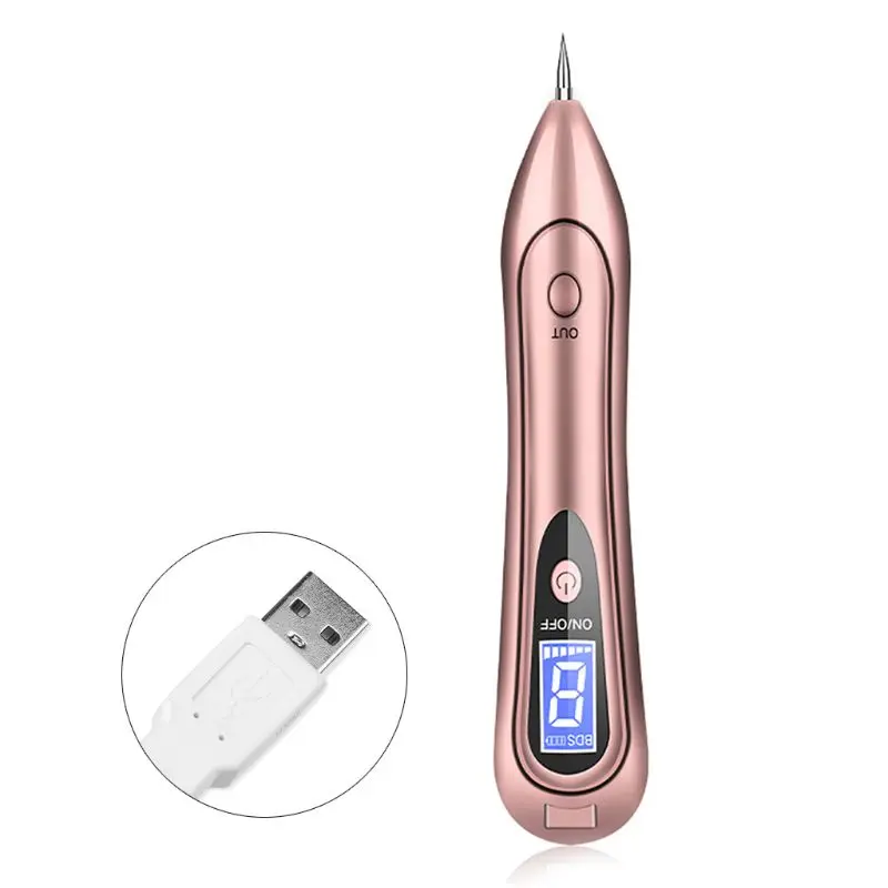 

Skin Care Tattoo Freckle Removal Pen LCD Sweep Spot Mole Eraser Wart Corns Dark Tag Remover Beauty Machine USB Portable