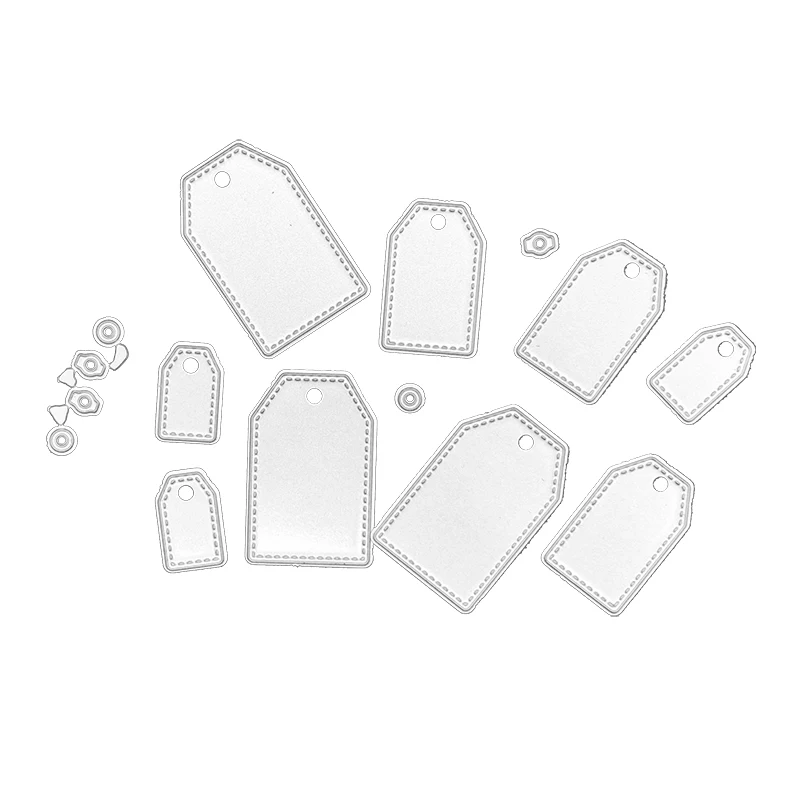 Набор бирок форма для ножа резки металла набор серебряных форм рукоделия