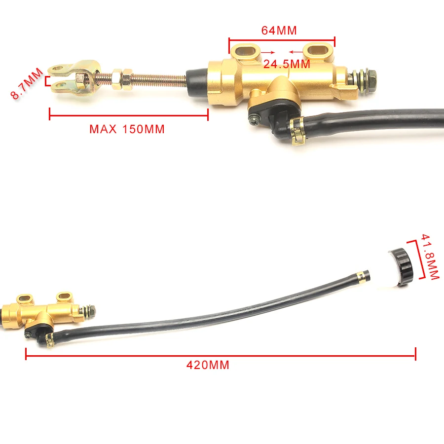 Задний тормозной цилиндр насос жидкости для Suzuki GSXR600 GSXR750 1997 2010 09 08 GSXR 600 750 1000 1100
