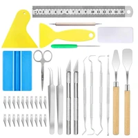 17182538 pcsset craft vinyl weeding tools set basic vinyl tool kit for silhouette guest appearance lettering stitching