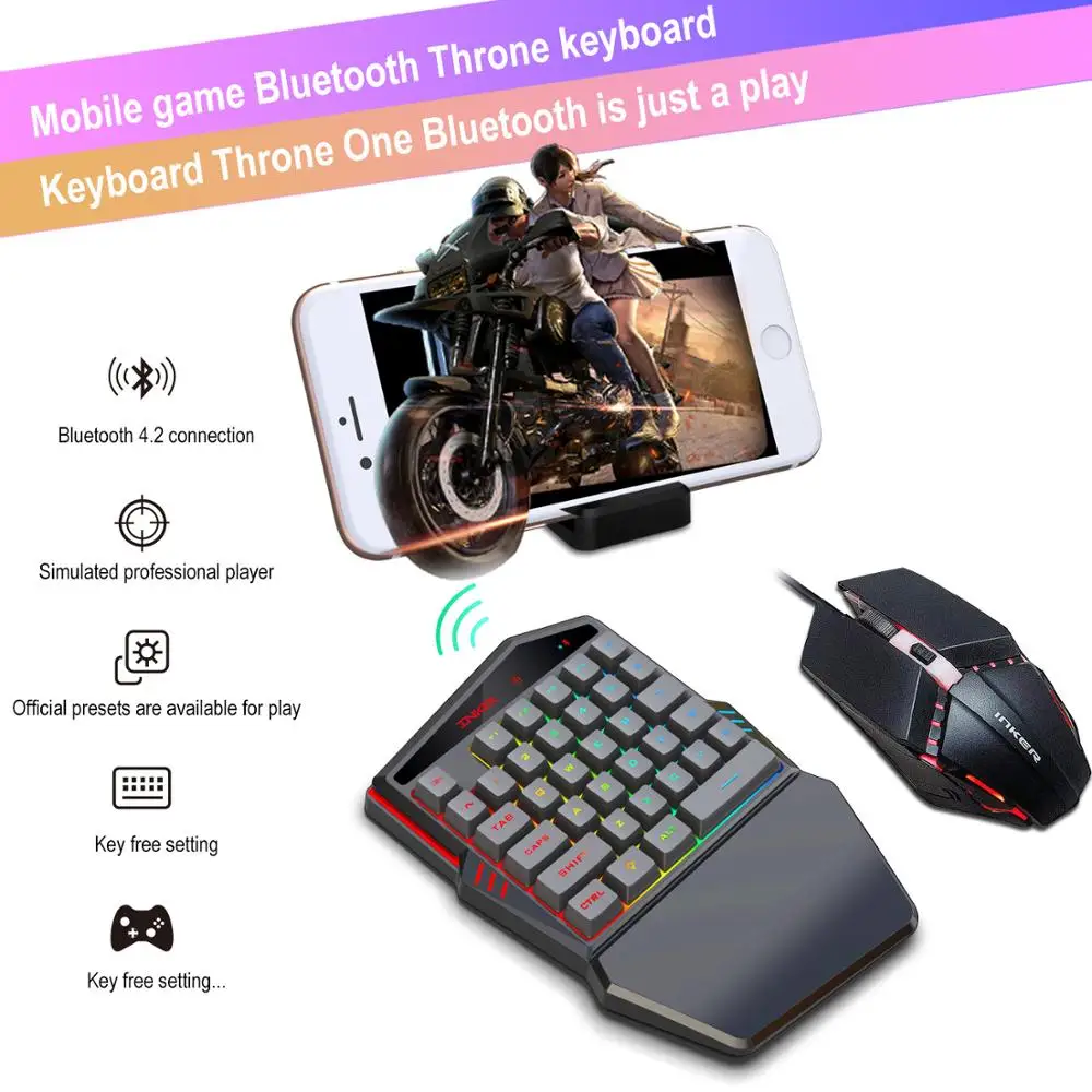 Мобильный телефон клавиатура для мыши Bluetooth беспроводной игровой коврик PUBG League of