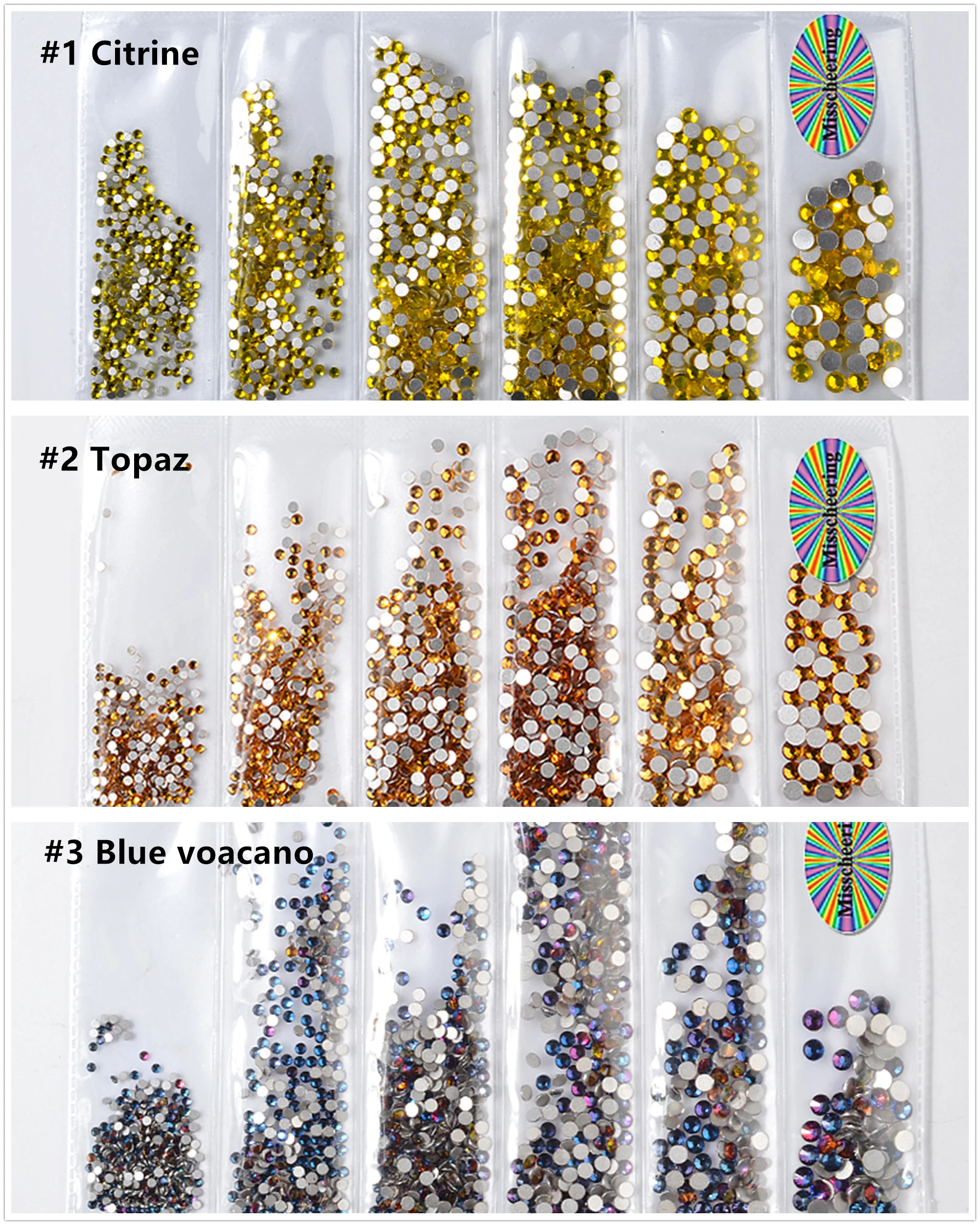 1058 шт. граненые стразы из полимерной смолы с плоским основанием украшение своими