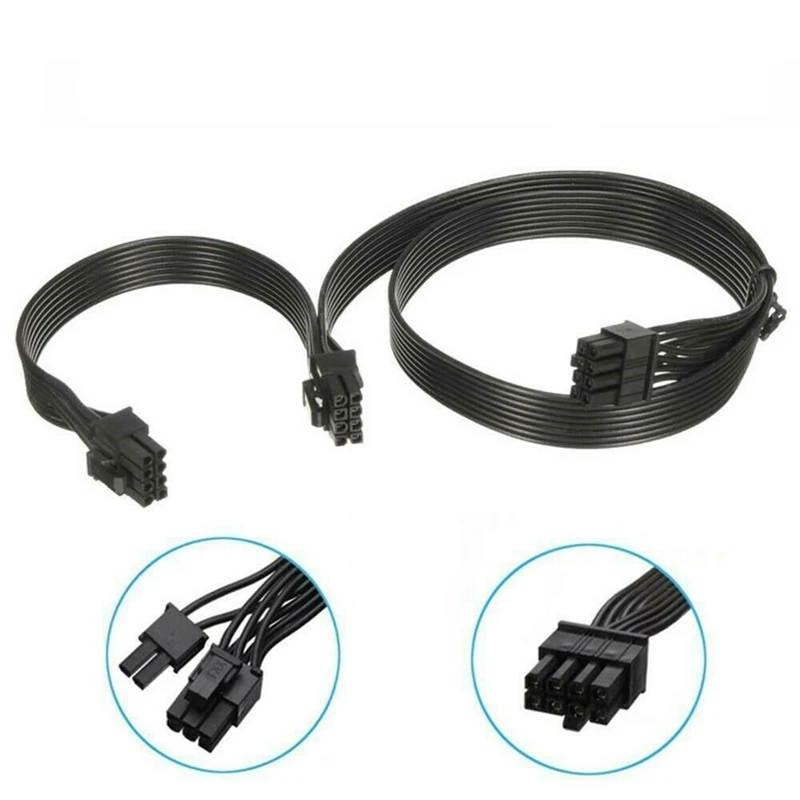 ATX CPU 8 PIN к Dual Pin(6 + 2) Pin PCIE VGA кабель питания для EVGA Supernova 650 750 850 1000 G2 G3 P2 T2 GS |