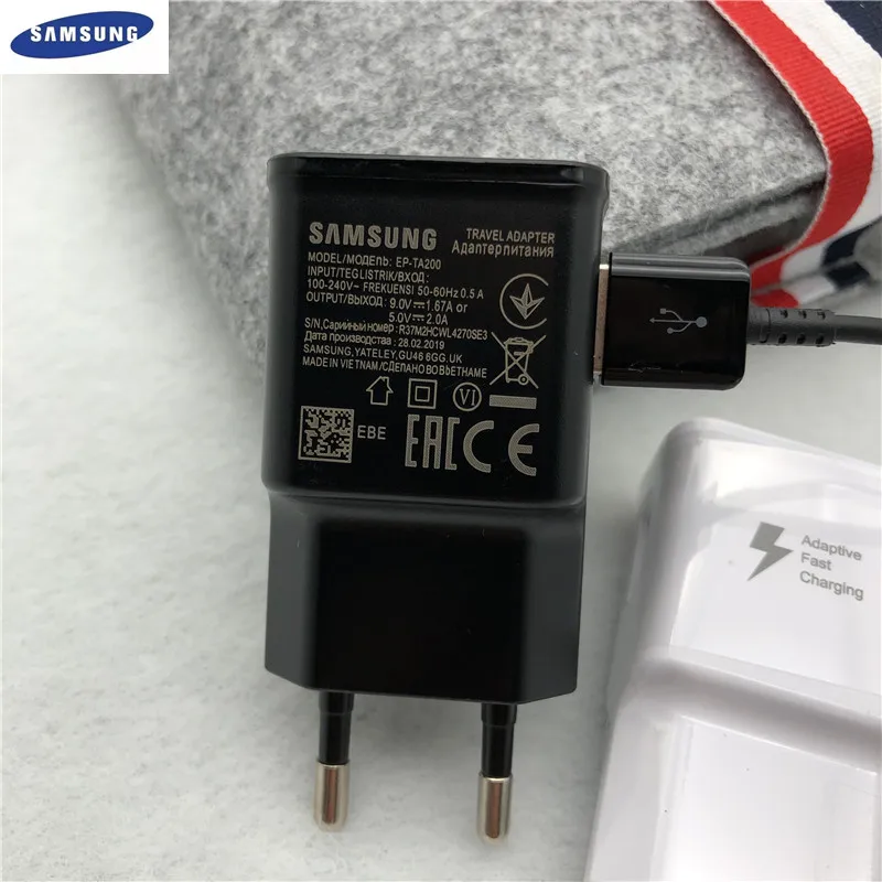 Оригинальное настенное зарядное устройство для быстрой зарядки samsung 1 м 5 Micro USB