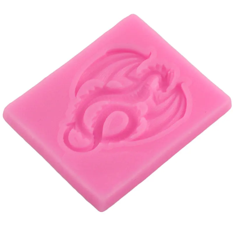 Силиконовая Форма Sugarcraft Dragon форма для помадки инструменты украшения тортов