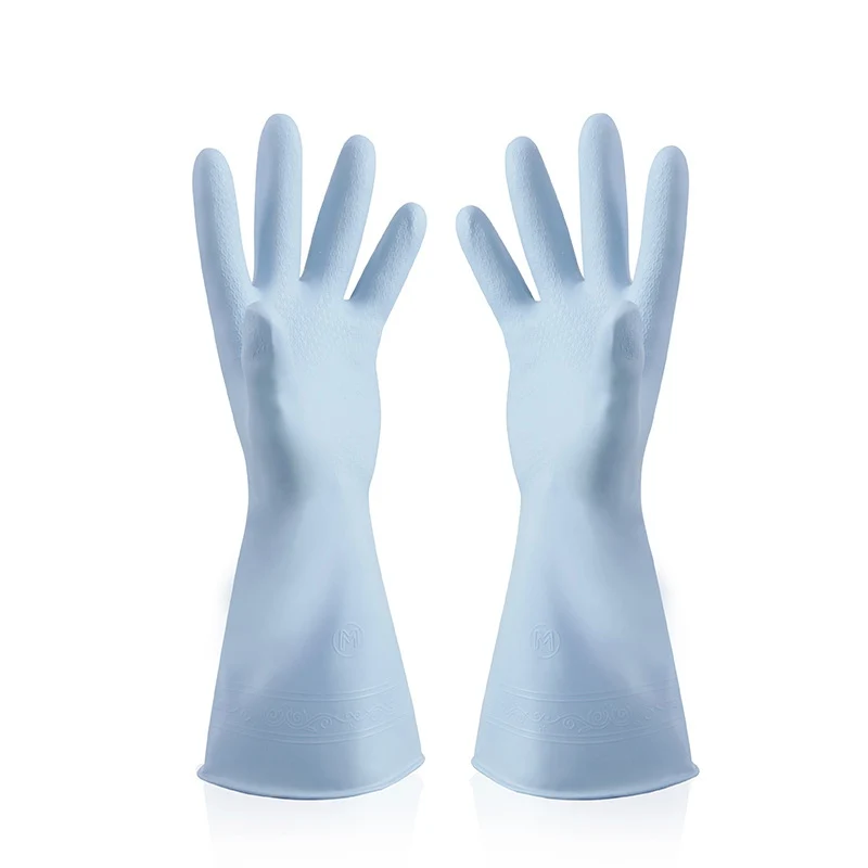 Dishwashing gloves female rubber kitchen washing vegetables household chores Cleaning durable thin waterproof clothes | Дом и сад