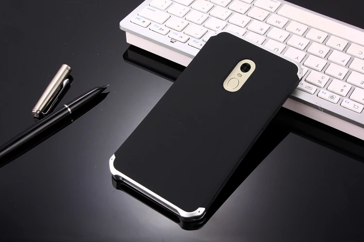 Текстурированная антиосенняя Металлическая Рамка PC BackPlate для Redmi Note 4X Note4 Global алюминиевый сплав бампер чехол Note 4 крышка с подарком