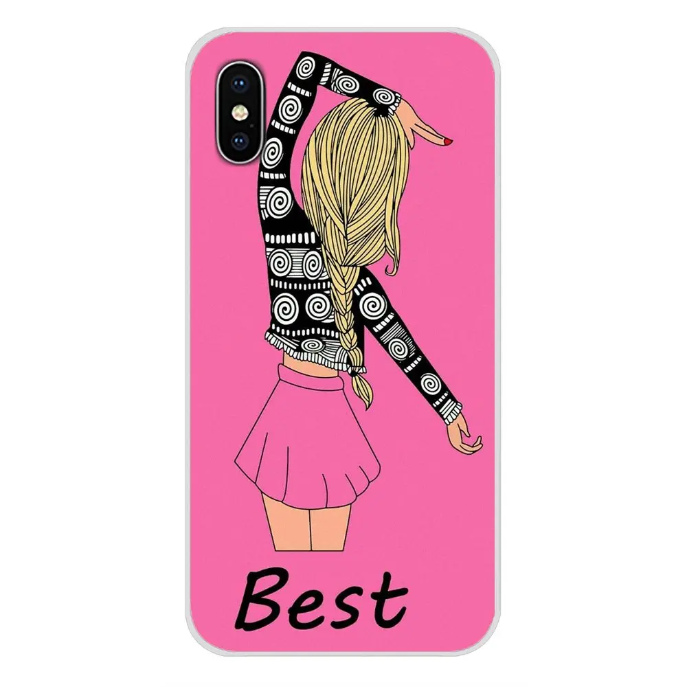 Чехол для сотового телефона лучший друг девушка парень Samsung Galaxy J1 J2 J3 J4 J5 J6 J7 J8 Plus