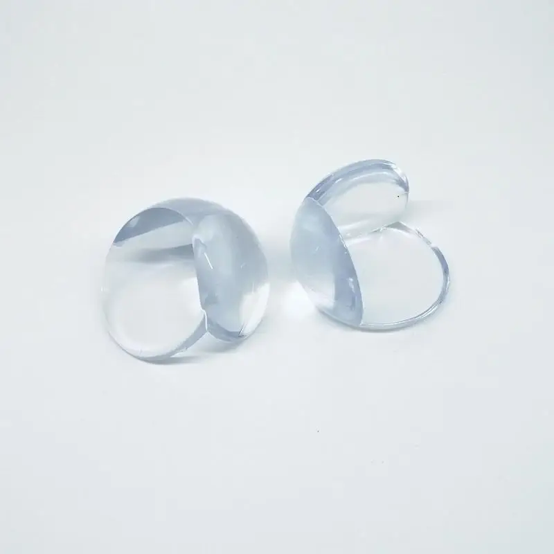8pcs Anti-collision Corner Protection Pvc Transparent Elastic Thickened Spherical Child Safety |