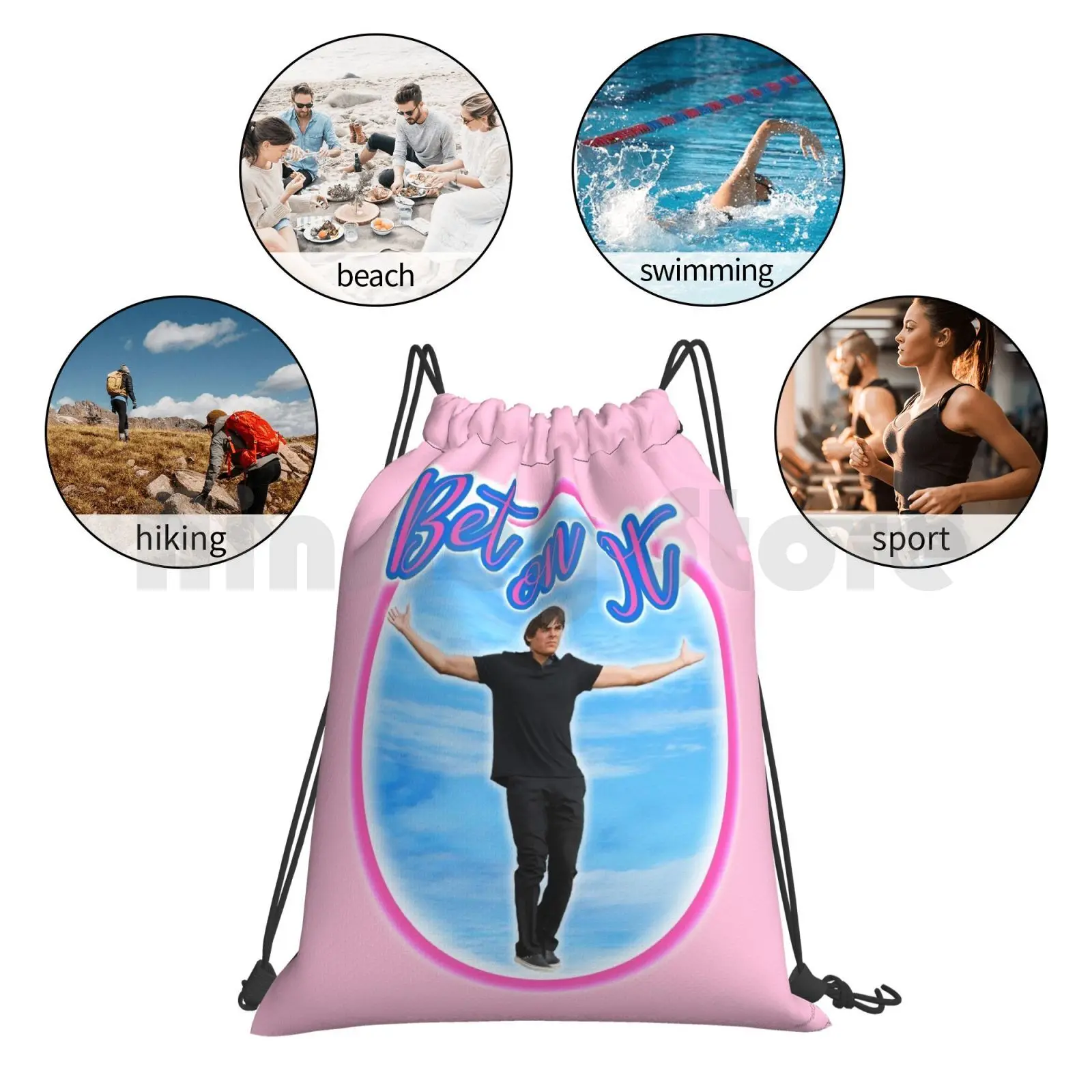 Ставить на него Трой Болтон Зак Эфрон в старшей школе музыкальный рюкзак сумка с