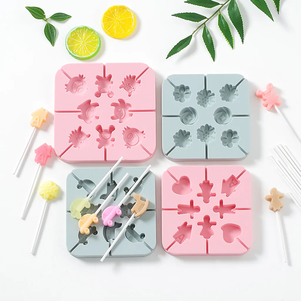 Силиконовая форма для леденцов рукоделия 3D шоколадные сахарные формы выпечки