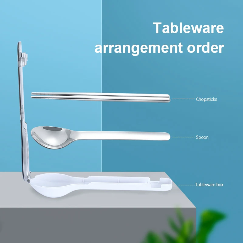 2 шт. набор посуды и ложки для пикника |