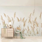 Самоклеющиеся обои, в нордическом стиле, с рисунком растений