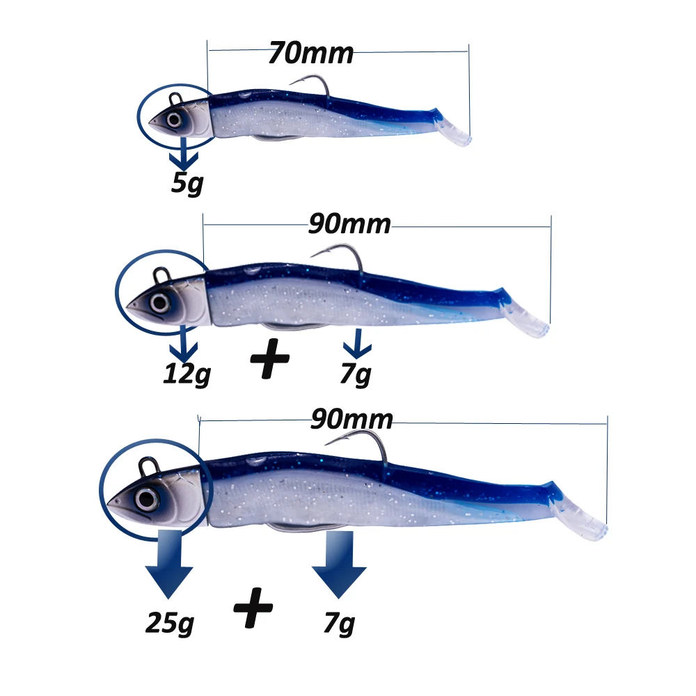 Рыболовная Приманка в виде гольяна 5 г 12 25 г|Наживки для рыбной ловли| |