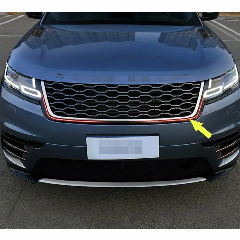 

Fit For Range Rover VELAR 2018 2019 Front Grill Grille Decorate Cover Trim